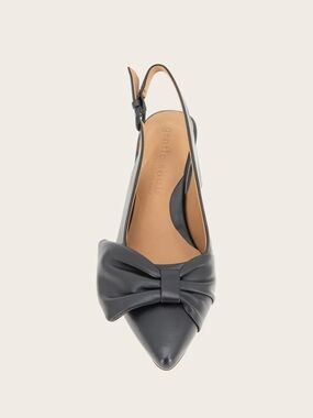NWOT GENTLE SOULS - DIANA LEATHER BOW
SLINGBACK HEEL Sz